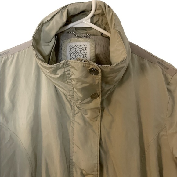 Geox Windbreaker Jacket Packable Hood Size 8 - Picture 4 of 12